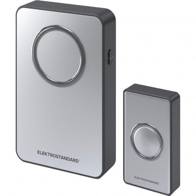 Беспроводной дверной звонок ELEKTROSTANDARD IP20 DBQ27M WL серебряный a055697 Беспроводной дверной звонок ELEKTROSTANDARD IP20 DBQ27M WL серебряный a055697