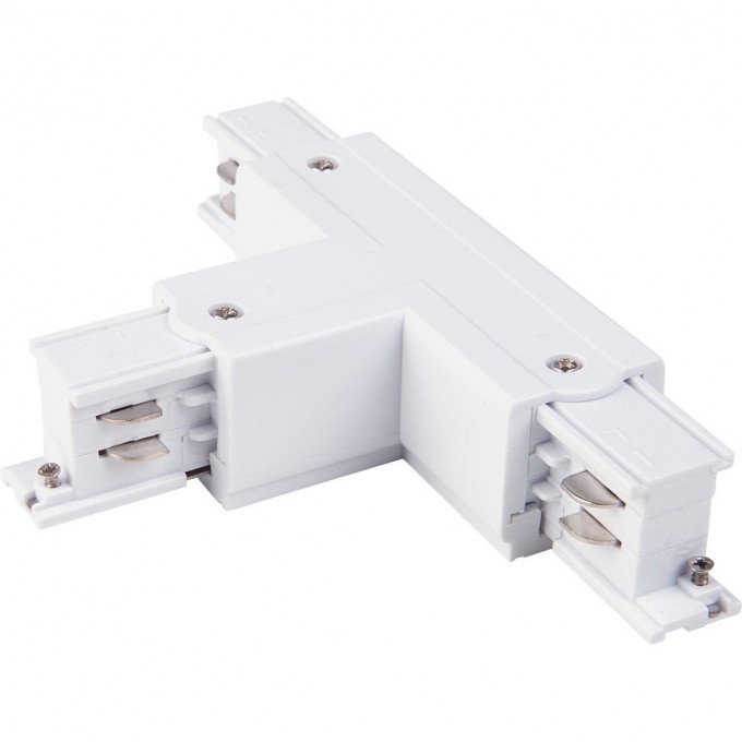 Коннектор Т-образный для трехфазного шинопровода левый ELEKTROSTANDARD TRC-1-3-TL-WH белый a039549 Коннектор Т-образный для трехфазного шинопровода левый ELEKTROSTANDARD TRC-1-3-TL-WH белый a039549