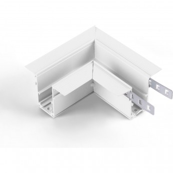 Коннектор угловой для встраиваемого шинопровода ELEKTROSTANDARD SLIM MAGNETIC белый