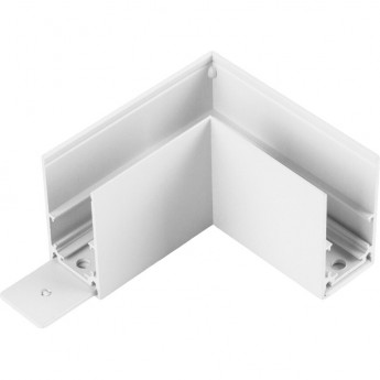 Коннектор угловой ELEKTROSTANDARD Slim Magnetic для накладного шинопровода белый 85090/00