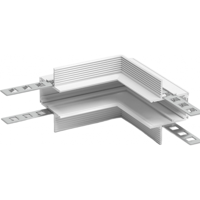 Коннектор угловой ELEKTROSTANDARD SLIM MAGNETIC внутренний для встраиваемого шинопровода под ГКЛ 9,5мм (белый) 85213/00 a067507 Коннектор угловой ELEKTROSTANDARD SLIM MAGNETIC внутренний для встраиваемого шинопровода под ГКЛ 9,5мм (белый) 85213/00 a067507