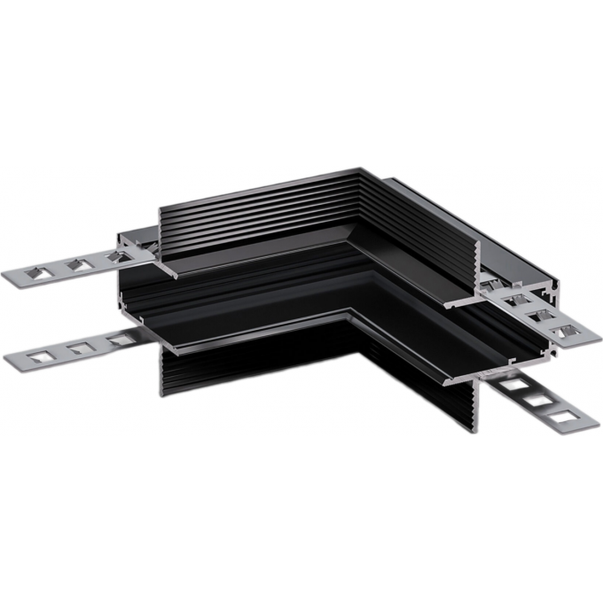 Коннектор угловой ELEKTROSTANDARD SLIM MAGNETIC внутренний для встраиваемого шинопровода под ГКЛ 9,5мм (черный) 85213/00 a067506 Коннектор угловой ELEKTROSTANDARD SLIM MAGNETIC внутренний для встраиваемого шинопровода под ГКЛ 9,5мм (черный) 85213/00 a067506