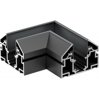 Коннектор угловой внутренний SLIM MAGNETIC SLIM MAGNETIC для шинопровода в натяжной потолок 85204/00 черный