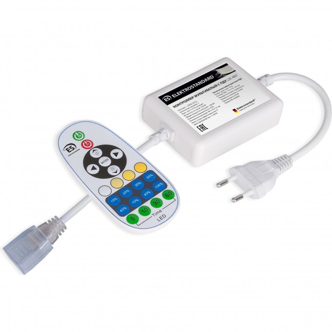 Контроллер для светодиодной ленты ELEKTROSTANDARD PREMIUM LSC 007 с ПДУ 220V IP20 a041348 Контроллер для светодиодной ленты ELEKTROSTANDARD PREMIUM LSC 007 с ПДУ 220V IP20 a041348