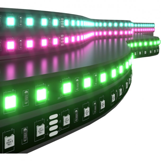 Лента светодиодная ELEKTROSTANDAR 24V 14,4W 60LED 5050 IP20 RGB 5м a053681 Лента светодиодная ELEKTROSTANDAR 24V 14,4W 60LED 5050 IP20 RGB 5м a053681