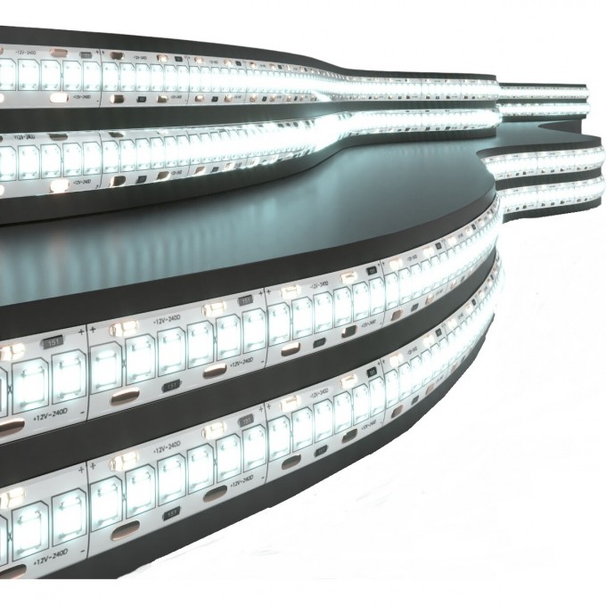 Лента светодиодная ELEKTROSTANDARD 12V 16W 240LED 2835 IP65 холодный белый 5м a052989 Лента светодиодная ELEKTROSTANDARD 12V 16W 240LED 2835 IP65 холодный белый 5м a052989