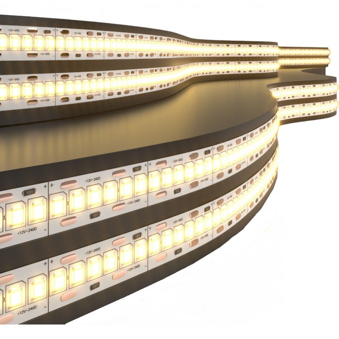 Лента светодиодная ELEKTROSTANDARD 12V 24W 240LED 2835 IP20 тёплый белый 5м a050173 Лента светодиодная ELEKTROSTANDARD 12V 24W 240LED 2835 IP20 тёплый белый 5м a050173