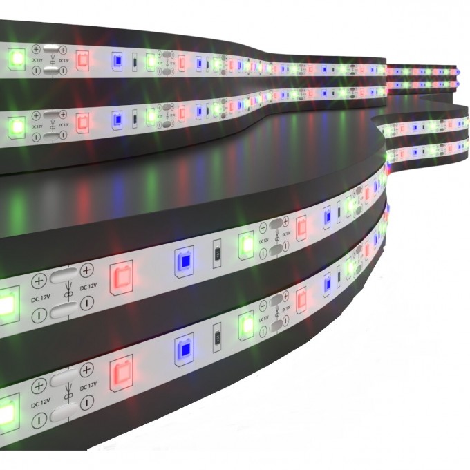 Лента светодиодная ELEKTROSTANDARD 12V 4,8W 60LED 2835 IP20 RGB 5м a050578 Лента светодиодная ELEKTROSTANDARD 12V 4,8W 60LED 2835 IP20 RGB 5м a050578