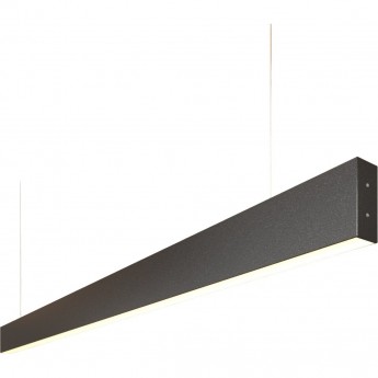 Линейный светодиодный подвесной двусторонний светильник ELEKTROSTANDARD 101-200-40-128 128см 50Вт 4200К черная шагрень Линейный светодиодный подвесной двусторонний светильник ELEKTROSTANDARD 101-200-40-128 128см 50Вт 4200К черная шагрень