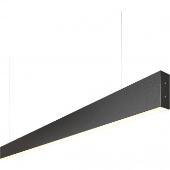 Линейный светодиодный подвесной односторонний светильник ELEKTROSTANDARD 101-200-30-128 128см 25Вт 4200K черная шагрень Линейный светодиодный подвесной односторонний светильник ELEKTROSTANDARD 101-200-30-128 128см 25Вт 4200K черная шагрень