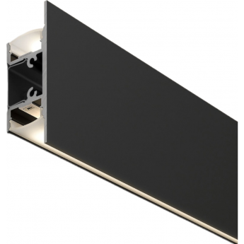 Накладной алюминиевый профиль ELEKTROSTANDARD LL-2-ALP022 черный/белый для LED ленты (под ленту до 13,5mm)
