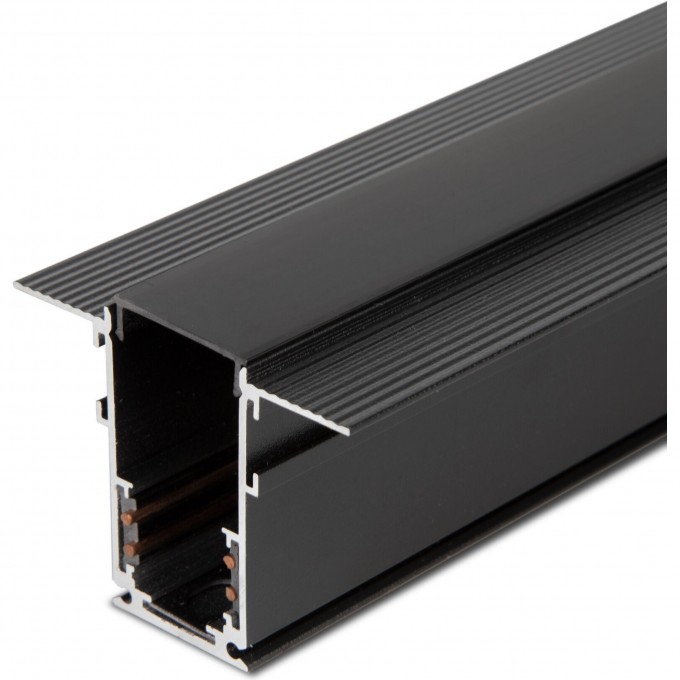 Шинопровод встраиваемый ELEKTROSTANDARD SLIM MAGNETIC черный 3м a062326 Шинопровод встраиваемый ELEKTROSTANDARD SLIM MAGNETIC черный 3м a062326