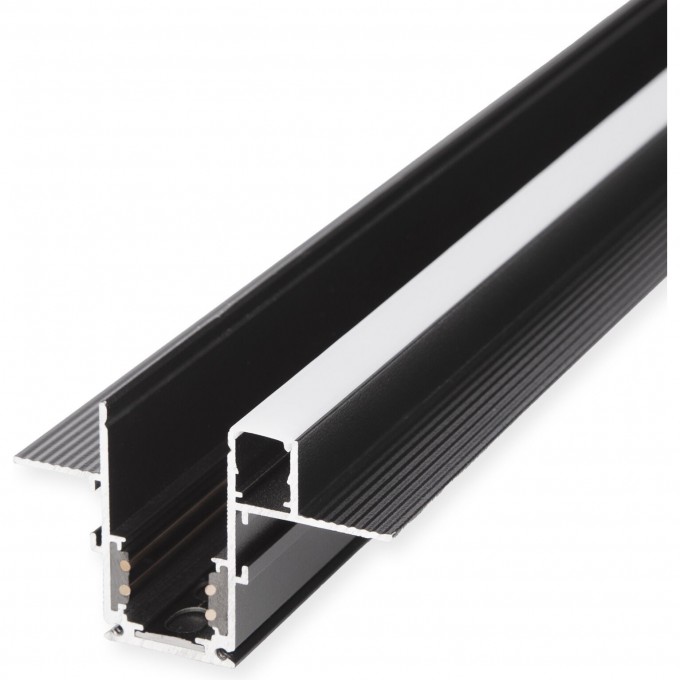 Шинопровод встраиваемый ELEKTROSTANDARD SLIM MAGNETIC с местом под светодиодную ленту (чёрный) (2м) 85132/00 a063990 Шинопровод встраиваемый ELEKTROSTANDARD SLIM MAGNETIC с местом под светодиодную ленту (чёрный) (2м) 85132/00 a063990
