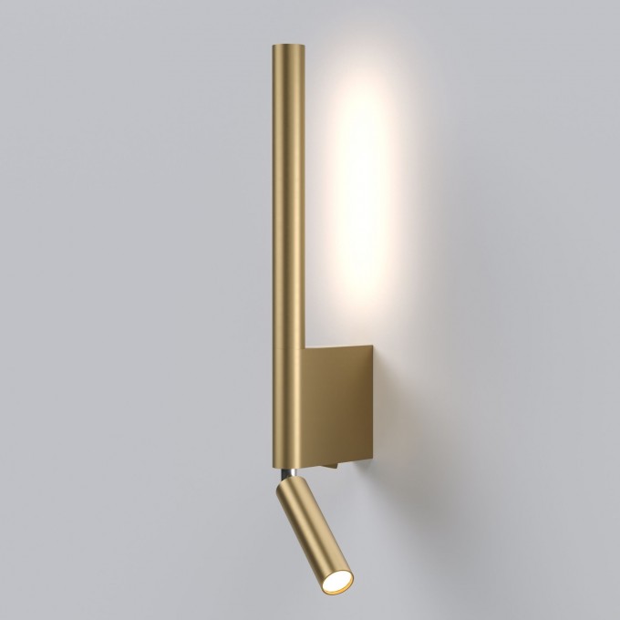 Светильник настенный светодиодный ELEKTROSTANDARD SARCA LED латунь 4000К (40111/LED) a066401 Светильник настенный светодиодный ELEKTROSTANDARD SARCA LED латунь 4000К (40111/LED) a066401