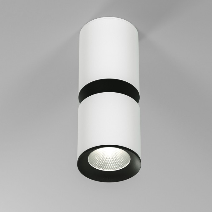 Светильник потолочный светодиодный ELEKTROSTANDARD 25048/LED 12W 4000К белый/чёрный a064728 Светильник потолочный светодиодный ELEKTROSTANDARD 25048/LED 12W 4000К белый/чёрный a064728