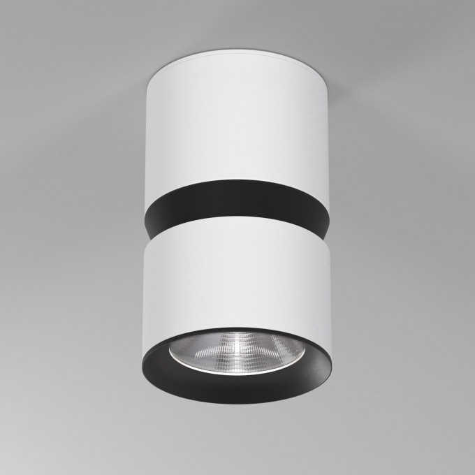 Светильник потолочный светодиодный ELEKTROSTANDARD 25049/LED 12W 4000К белый/чёрный a064731 Светильник потолочный светодиодный ELEKTROSTANDARD 25049/LED 12W 4000К белый/чёрный a064731