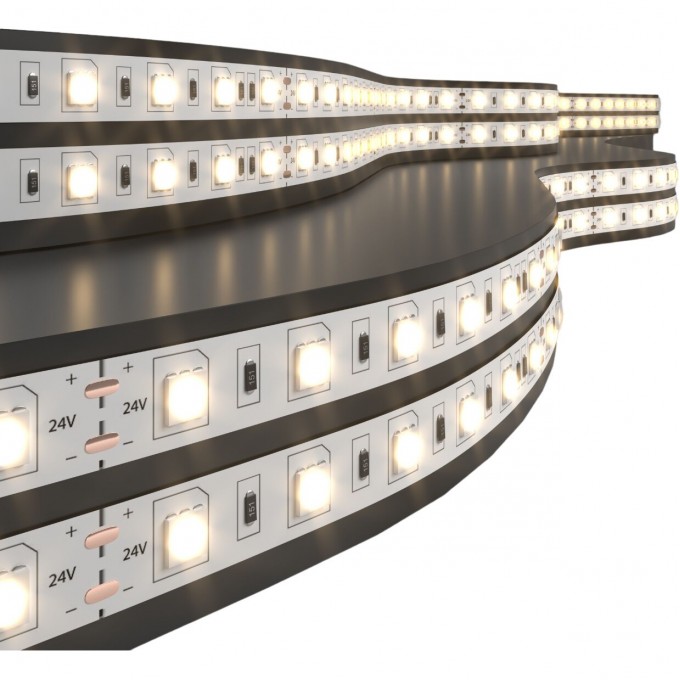 Светодиодная лента ELEKTROSTANDAR 24V 14,4W 60LED 5050 IP20 теплый белый 5м a052965 Светодиодная лента ELEKTROSTANDAR 24V 14,4W 60LED 5050 IP20 теплый белый 5м a052965
