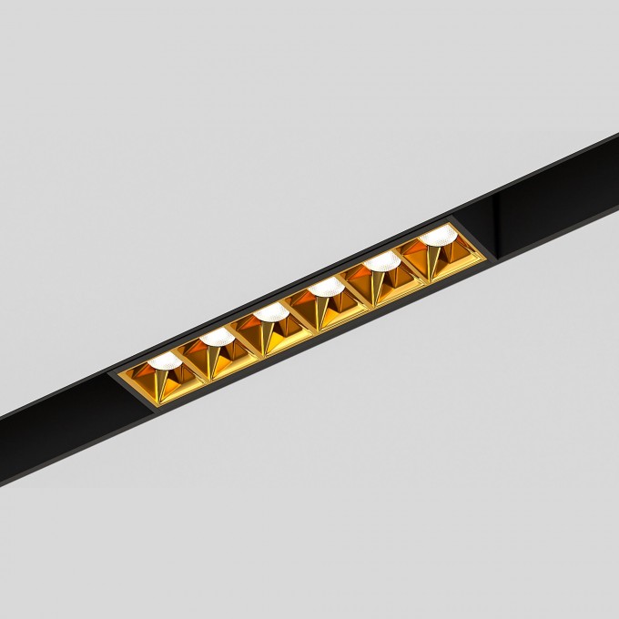 Трековый светильник ELEKTROSTANDARD Slim Magnetic 85101/01 6W 4000K Artas (чёрный/золото) a064528 Трековый светильник ELEKTROSTANDARD Slim Magnetic 85101/01 6W 4000K Artas (чёрный/золото) a064528