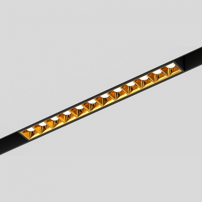 Трековый светильник ELEKTROSTANDARD Slim Magnetic 85103/01 12W 4000K Artas (чёрный/золото) a064529 Трековый светильник ELEKTROSTANDARD Slim Magnetic 85103/01 12W 4000K Artas (чёрный/золото) a064529