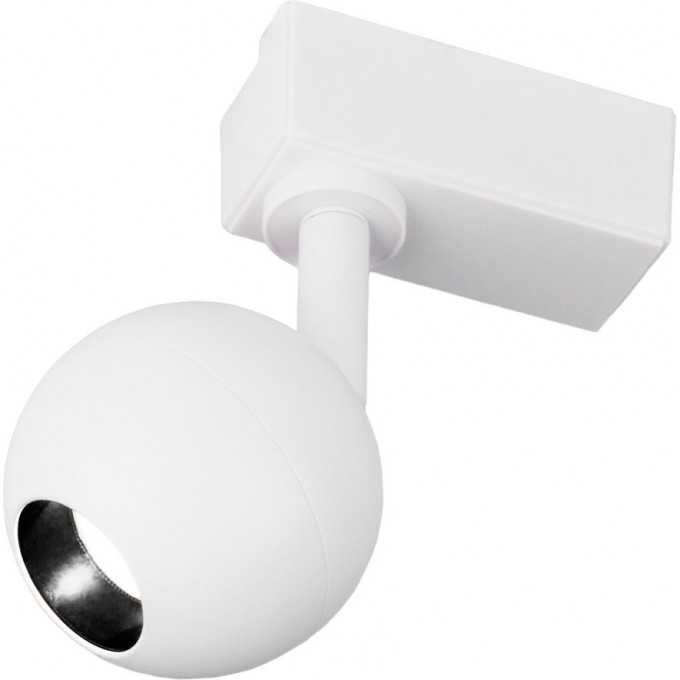 Трековый светодиодный светильник для однофазного шинопровода ELEKTROSTANDARD BALL LTB76 8W 4200K белый a053740 Трековый светодиодный светильник для однофазного шинопровода ELEKTROSTANDARD BALL LTB76 8W 4200K белый a053740