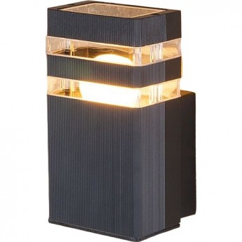 Уличный настенный светильник ELEKTROSTANDARD 1450 TECHNO черный