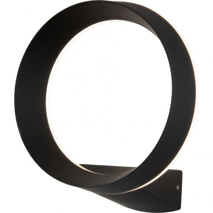 Уличный настенный светодиодный светильник ELEKTROSTANDARD RING IP54 1710 TECHNO LED черный a054933 Уличный настенный светодиодный светильник ELEKTROSTANDARD RING IP54 1710 TECHNO LED черный a054933