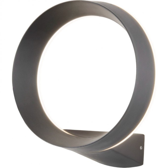 Уличный настенный светодиодный светильник ELEKTROSTANDARD RING IP54 1710 TECHNO LED серый a054932 Уличный настенный светодиодный светильник ELEKTROSTANDARD RING IP54 1710 TECHNO LED серый a054932