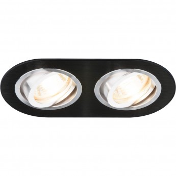 Встраиваемый потолочный точечный светильник ELEKTROSTANDARD 1061/2 MR16 WH черный