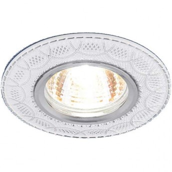 Встраиваемый светильник ELEKTROSTANDARD 7010 MR16 WH/SL белый/серебро Встраиваемый светильник ELEKTROSTANDARD 7010 MR16 WH/SL белый/серебро