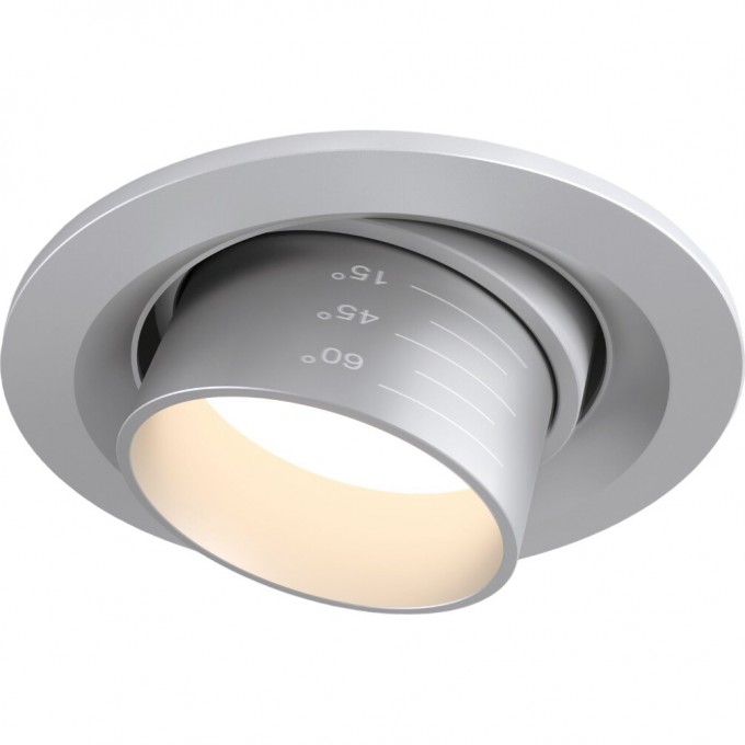 Встраиваемый светильник с регулировкой угла освещения ELEKTROSTANDARD 9920 LED 15W 4200K серебряный a052479 Встраиваемый светильник с регулировкой угла освещения ELEKTROSTANDARD 9920 LED 15W 4200K серебряный a052479