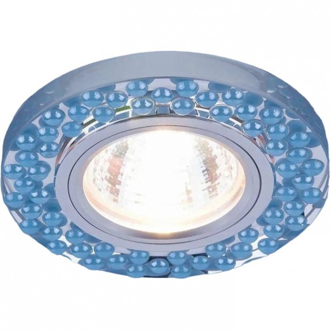 Встраиваемый точечный светильник с LED подсветкой ELEKTROSTANDARD 2194 MR16 SL/VL голубой a036791 Встраиваемый точечный светильник с LED подсветкой ELEKTROSTANDARD 2194 MR16 SL/VL голубой a036791