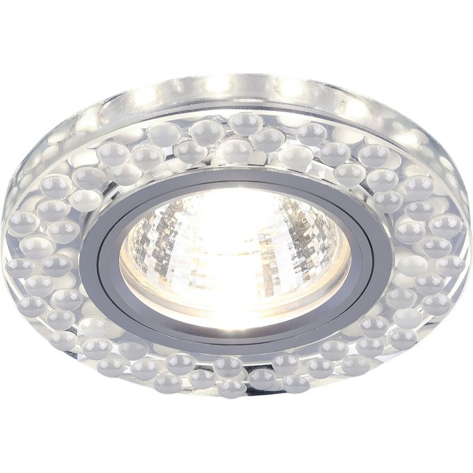 Встраиваемый точечный светильник с LED подсветкой ELEKTROSTANDARD 2194 MR16 SL/WH зеркальный a036801 Встраиваемый точечный светильник с LED подсветкой ELEKTROSTANDARD 2194 MR16 SL/WH зеркальный a036801