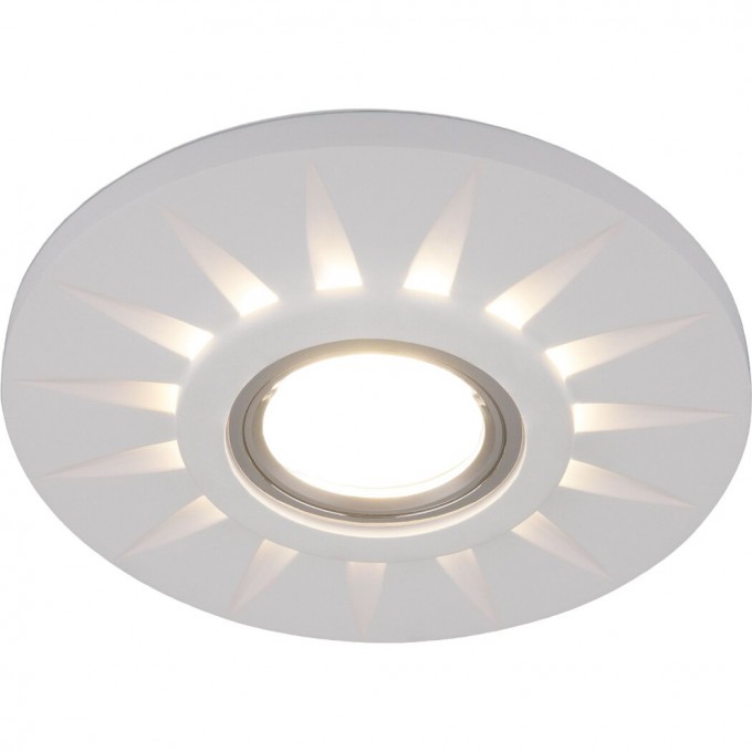 Встраиваемый точечный светильник с LED подсветкой ELEKTROSTANDARD 2243 MR16 белый a047756 Встраиваемый точечный светильник с LED подсветкой ELEKTROSTANDARD 2243 MR16 белый a047756
