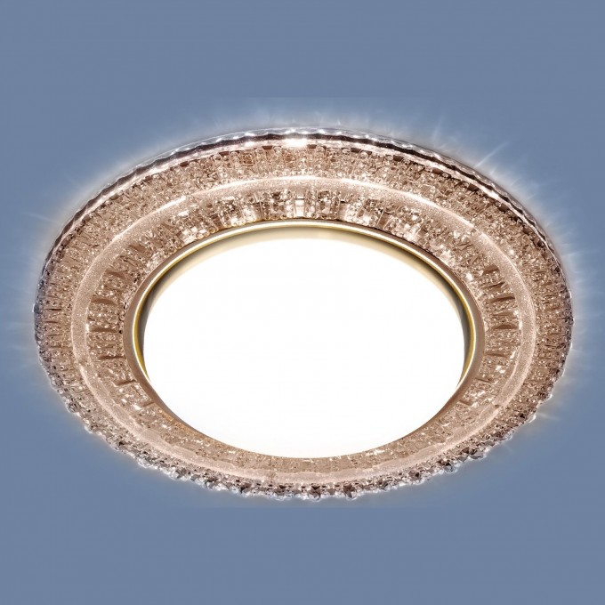 Встраиваемый точечный светильник с LED подсветкой ELEKTROSTANDARD 3028 GX53 CF кофе a043181 Встраиваемый точечный светильник с LED подсветкой ELEKTROSTANDARD 3028 GX53 CF кофе a043181