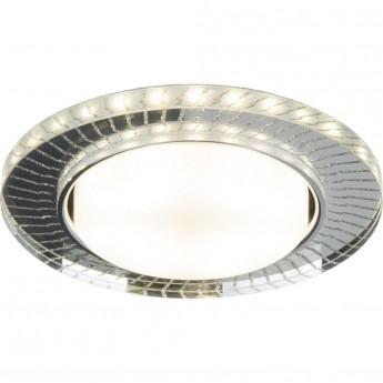 Встраиваемый точечный светильник с LED подсветкой ELEKTROSTANDARD 3033 GX53 CL/SL прозрачный Встраиваемый точечный светильник с LED подсветкой ELEKTROSTANDARD 3033 GX53 CL/SL прозрачный