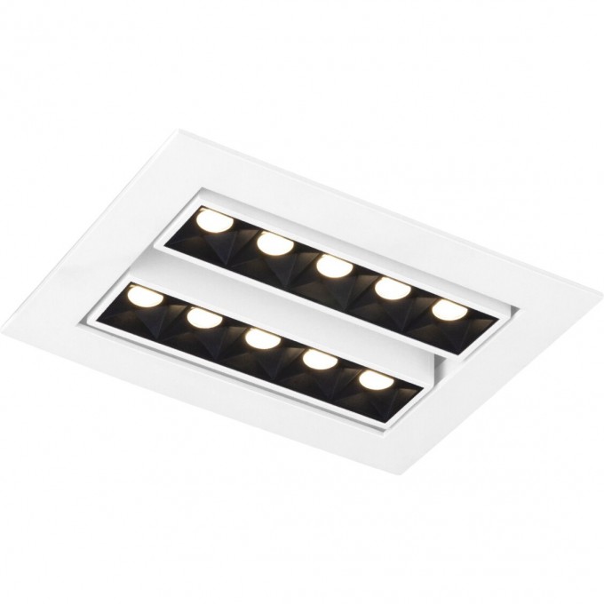 Встраиваемый точечный светодиодный светильник ELEKTROSTANDARD 9923 LED 20W 4200K белый/черный a052482 Встраиваемый точечный светодиодный светильник ELEKTROSTANDARD 9923 LED 20W 4200K белый/черный a052482